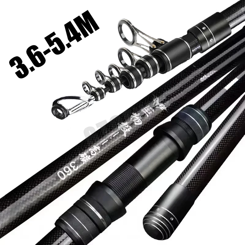 Fishing Rod Surf - Vara de Pesca Telescópica de Carbono