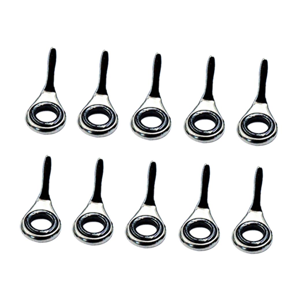 Fishing Rod Casting - Conjunto de 10 Guias Telescópicos para