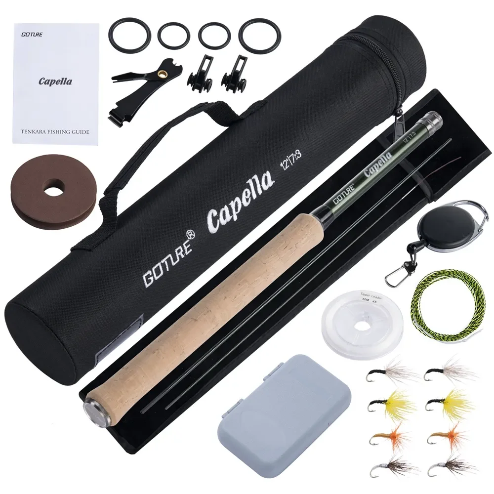 Fishing Rod Carbon Fiber - Conjunto de Vara de Pesca Tenkara