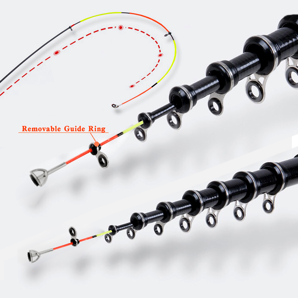 Fibra de carbono 1.5m 1.8m 2.1 - Fishing Rod Surf avaliação e preço