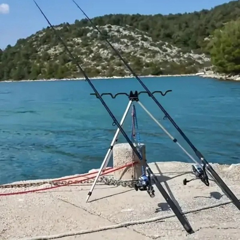 1 CONJUNTO Suporte Telescópico - Fishing Rod Casting avaliação e preço