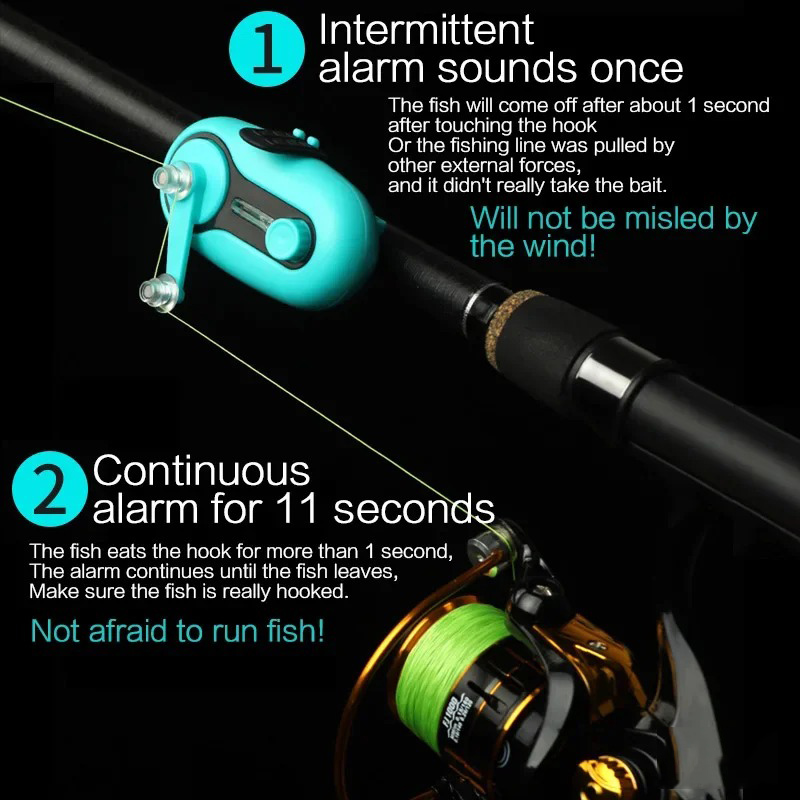 Novo Alarme de Pesca Eletrônic - Fishing Rod Casting avaliação e preço