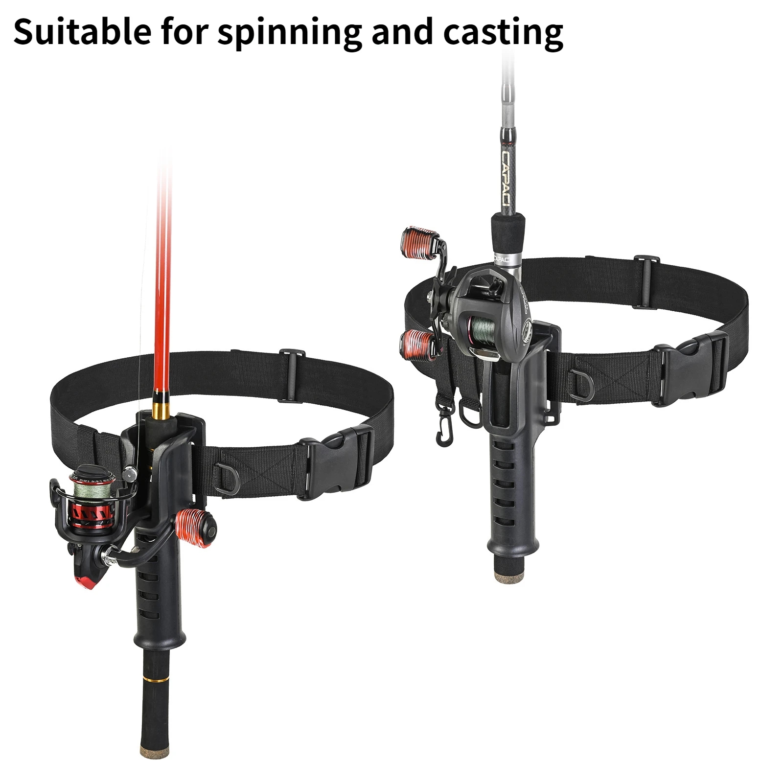 Pendurado Cinto De Pesca Cinto - Fishing Rod Spinning avaliação e preço