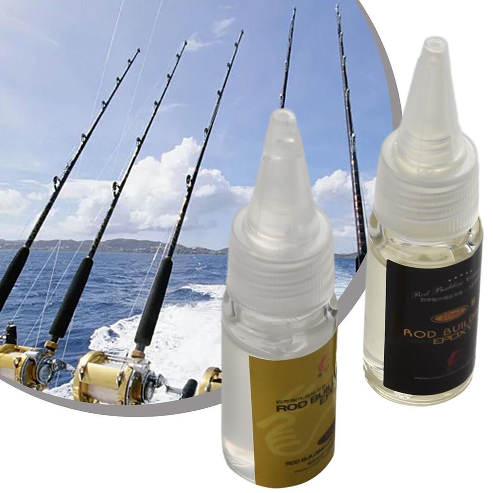 2 pçs vara de pesca cola vara  - Fishing Rod Building Kit avaliação e preço