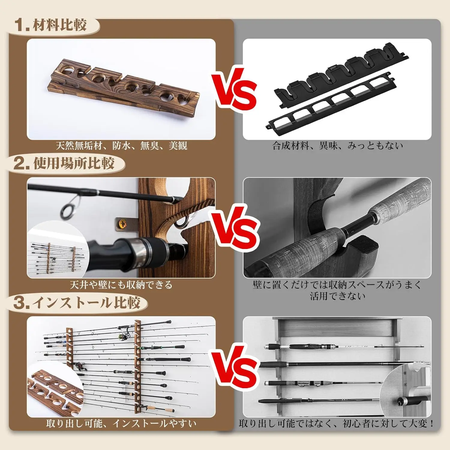 Suportes para Varas de Pesca G - Fishing Rod Rack avaliação e preço