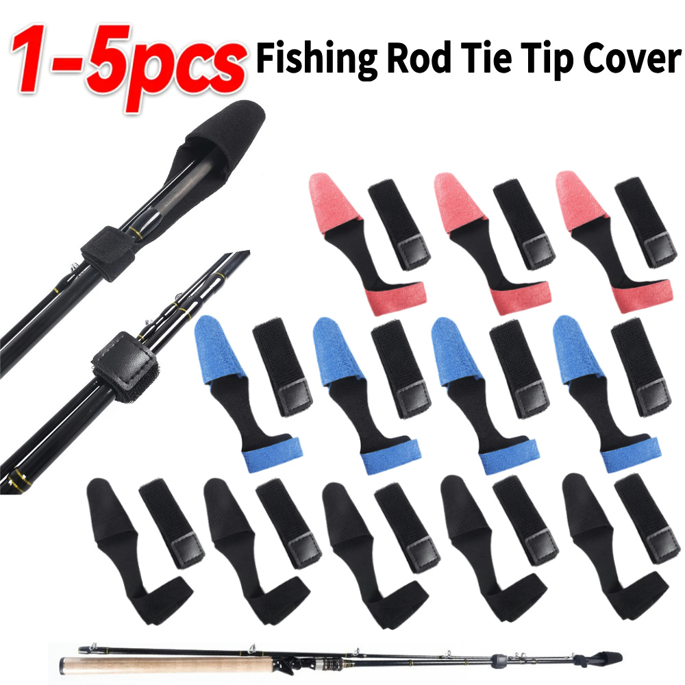 1-5 pçs vara de pesca gravata  - Fishing Rod Case avaliação e preço