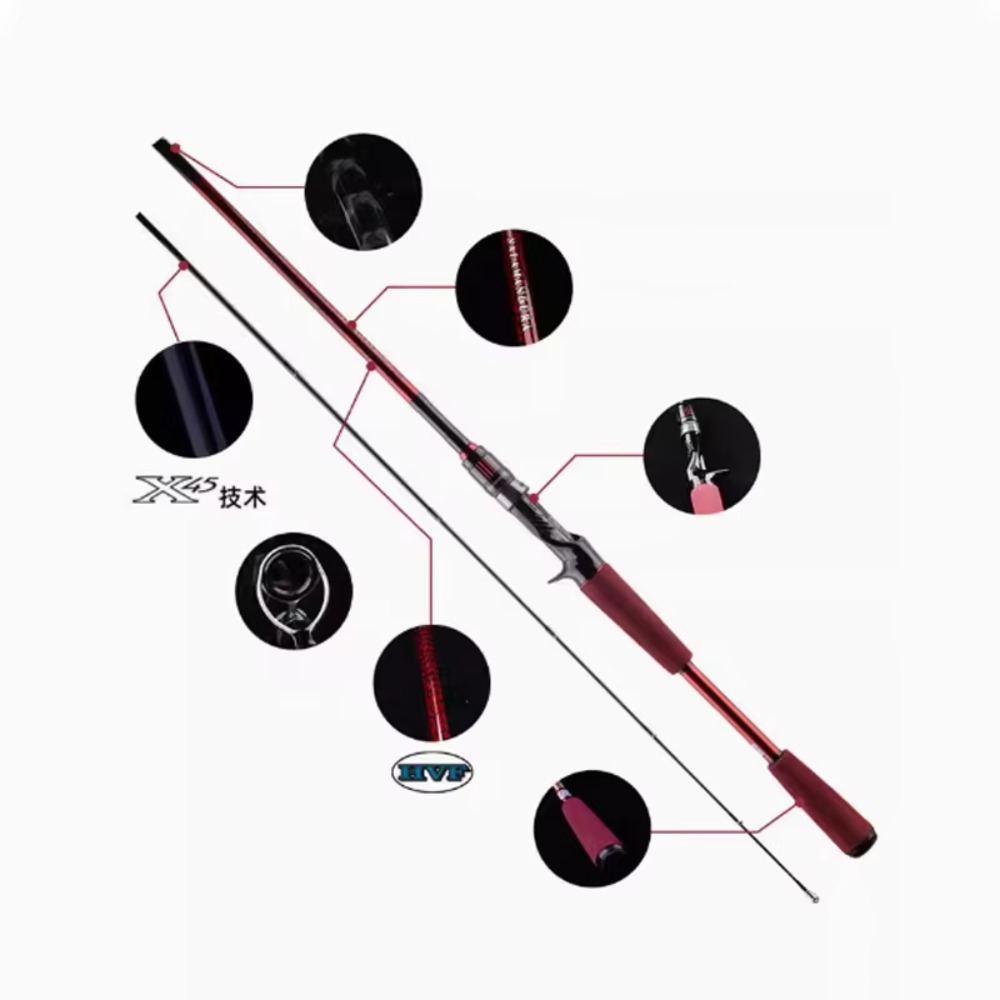Vara de Pesca em Fibra de Carb - Fishing Rod Casting avaliação e preço