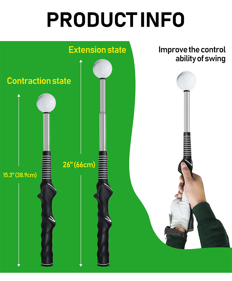 Treinador de Swing de Golfe Te - Fishing Rod Telescopic avaliação e preço