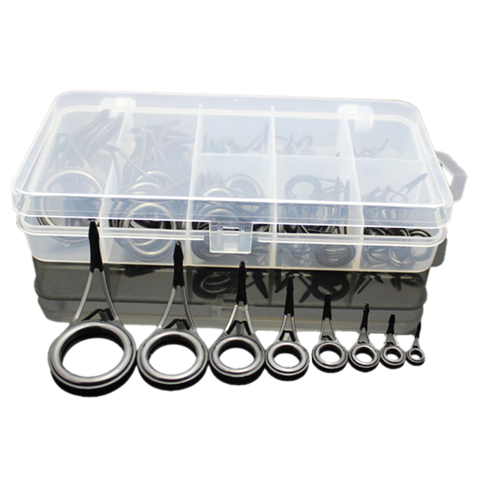 75 pçs vários tamanhos guia de - Fishing Rod Spinning avaliação e preço