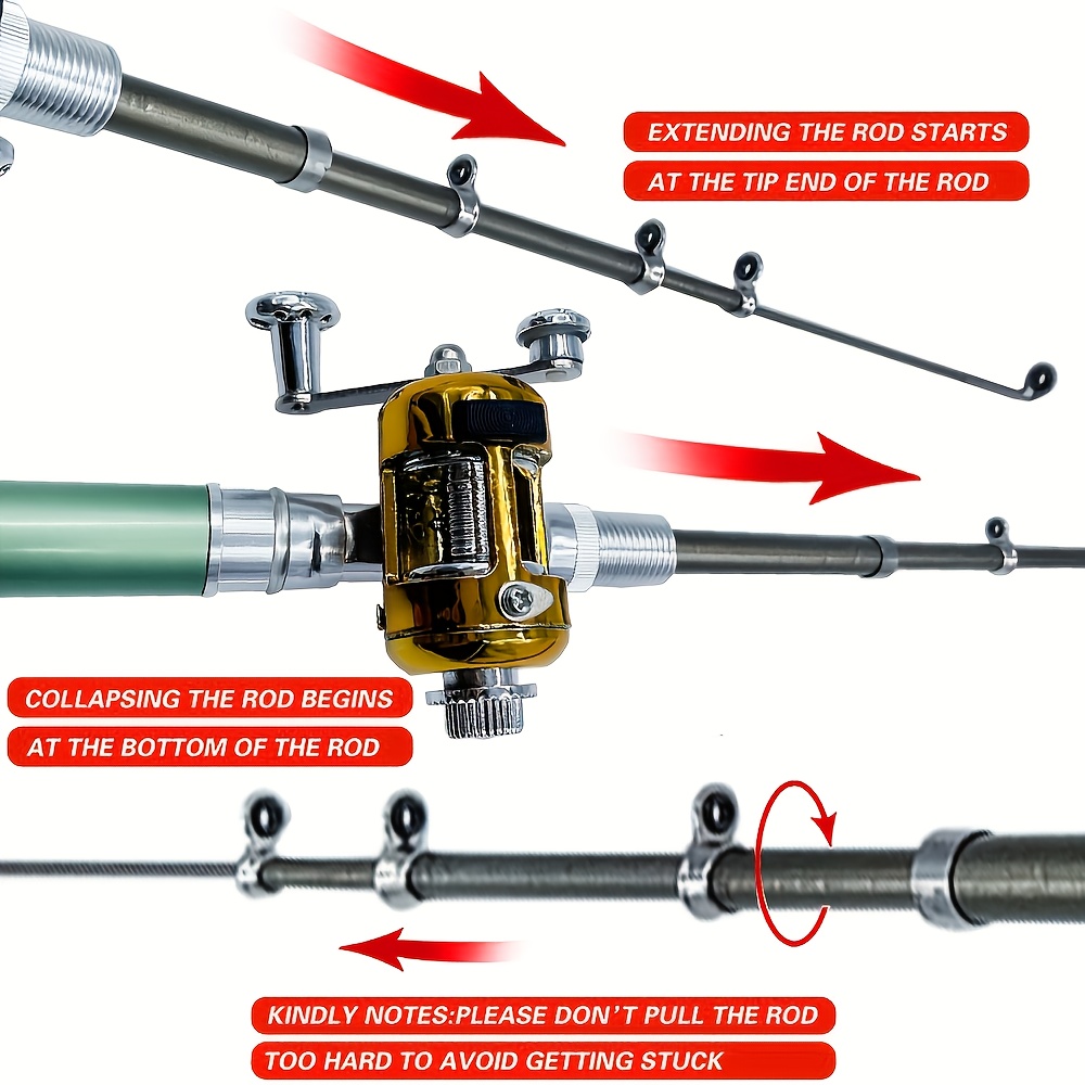 Bolso vara de pesca no gelo &  - Fishing Rod Ice avaliação e preço