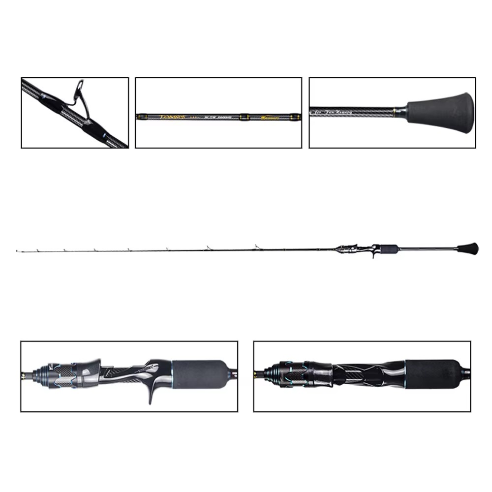 Vara de Pesca de Jigging Lento - Fishing Rod Casting avaliação e preço