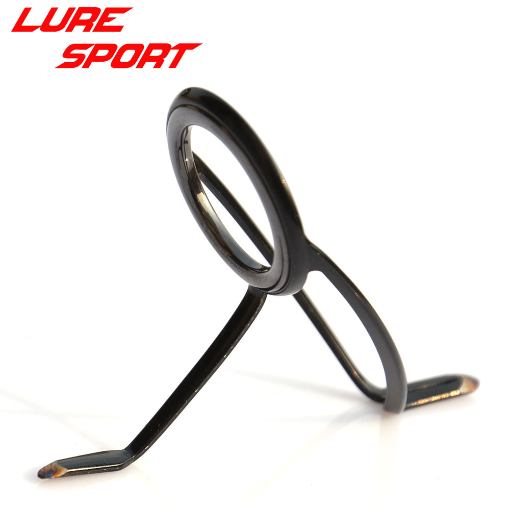 Luresport 10 pçs kw guia preto - Fishing Rod Surf avaliação e preço